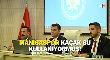 Başkan Zeyrek'in iddiaları Manisa Futbol Kulübü kaçak su kullanıyormuş!