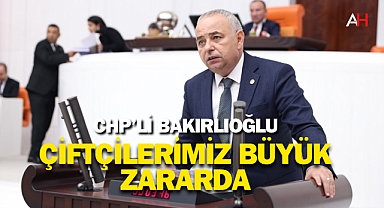 CHP'li Bakırlıoğlu: Çiftçilerimiz Büyük Zararda, Acil Önlem Alınmalı