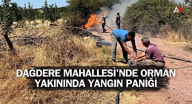 Dağdere Mahallesi'nde Orman Yakınında Yangın Paniği