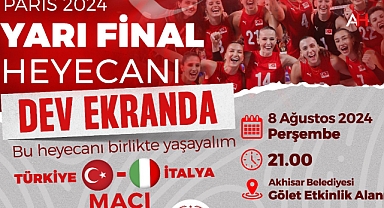 Filenin Sultanları Yarı Final Heyecanı Akhisar’da Dev Ekranda!