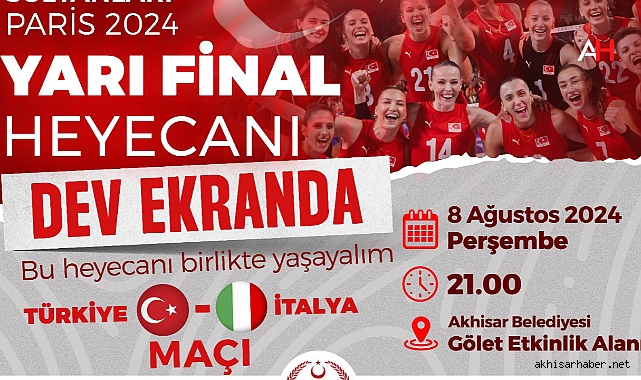 Filenin Sultanları Yarı Final Heyecanı Akhisar’da Dev Ekranda!