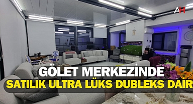 Gölet Merkezinde Satılık Ultra Lüks Dubleks Daire