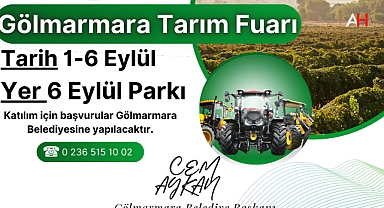 Gölmarmara Tarım Fuarı Başlıyor