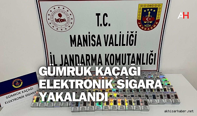 Gümrük Kaçağı elektronik sigara yakalandı