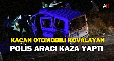 Manisa Gördes'te Polisten Kaçan Sürücü 4 Araca Çarptı, 3 Polis Yaralandı