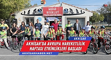 Akhisar'da Avrupa Hareketlilik Haftası Etkinlikleri Başladı