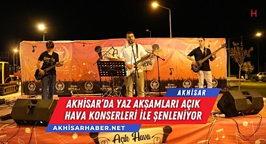 Akhisar’da Yaz Akşamları Açık Hava Konserleri ile Şenleniyor