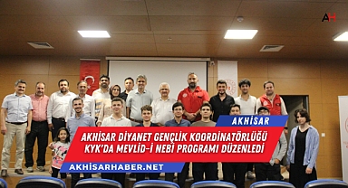 Akhisar Diyanet Gençlik Koordinatörlüğü KYK'da Mevlid-i Nebi Programı Düzenledi