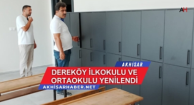 Dereköy İlkokulu ve Ortaokulu Yenilendi