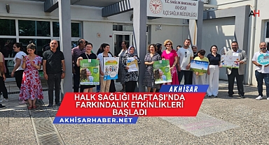 Halk Sağlığı Haftası’nda Farkındalık Etkinlikleri Başladı