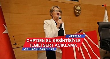 Hayriye Hacet: Su Kesintisi Üzerinden Siyasi Rant Elde Edilmeye Çalışılıyor