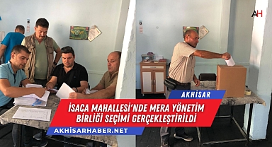 İsaca Mahallesi'nde Mera Yönetim Birliği Seçimi Gerçekleştirildi