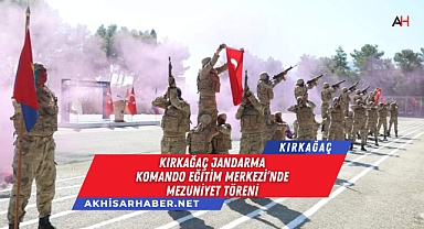Kırkağaç Jandarma Komando Eğitim Merkezi'nde Mezuniyet Töreni
