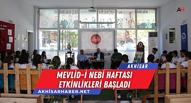 Mevlid-i Nebi Haftası Etkinlikleri Başladı