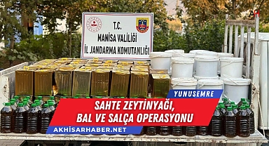 Sahte Zeytinyağı, Bal ve Salça Operasyonu
