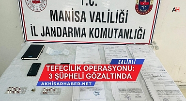 Tefecilik Operasyonu: 3 Şüpheli Gözaltında