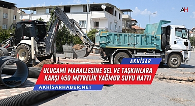 Ulucami Mahallesine Sel ve Taşkınlara Karşı 450 Metrelik Yağmur Suyu Hattı