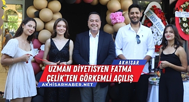 Uzman Diyetisyen Fatma Çelik'ten Görkemli Açılış: Akhisar'da Yeni Sağlıklı Yaşam Merkezi Hizmete Girdi