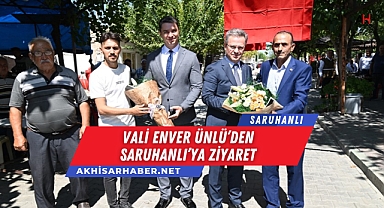 Vali Ünlü, Saruhanlı’daki Çalışmaları İnceledi