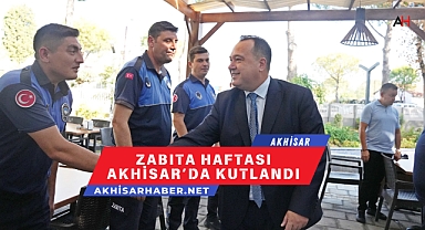 Zabıta Haftası Akhisar'da Kutlandı