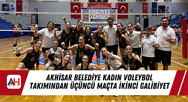 Akhisar Belediye Kadın Voleybol Takımından Üçüncü Maçta İkinci Galibiyet