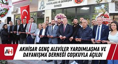 Akhisar Genç Aleviler Yardımlaşma ve Dayanışma Derneği Coşkuyla Açıldı