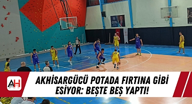 Akhisargücü Potada Fırtına Gibi Esiyor: Beşte Beş Yaptı!