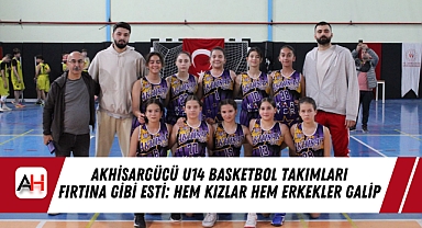 Akhisargücü U14 Basketbol Takımları Fırtına Gibi Esti: Hem Kızlar Hem Erkekler Galip