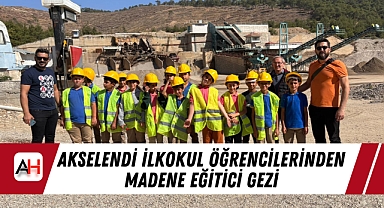 Akselendi İlkokul Öğrencilerinden Madene Eğitici Gezi