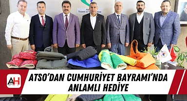 ATSO'dan Cumhuriyet Bayramı'nda Anlamlı Hediye