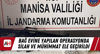 Bağ Evine Yapılan Operasyonda Silah ve Mühimmat Ele Geçirildi
