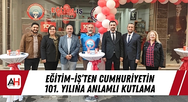 Eğitim-İş'ten Cumhuriyetin 101. Yılına Anlamlı Kutlama
