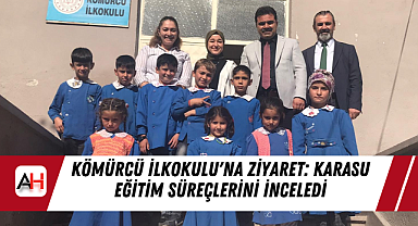 Kömürcü İlkokulu'na Ziyaret: Karasu Eğitim Süreçlerini İnceledi