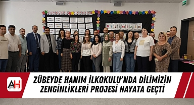 Zübeyde Hanım İlkokulu'nda Dilimizin Zenginlikleri Projesi Hayata Geçti