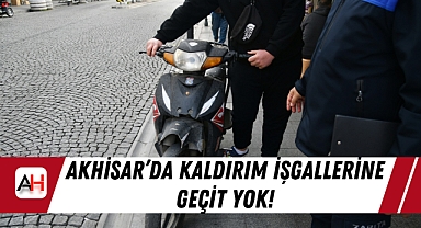 Akhisar'da Kaldırım İşgallerine Geçit Yok!