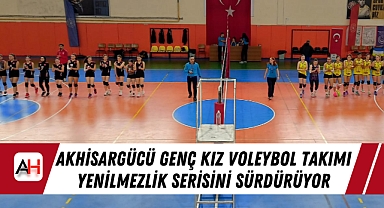 Akhisargücü Genç Kız Voleybol Takımı Yenilmezlik Serisini Sürdürüyor