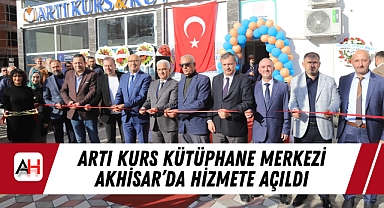 Artı Kurs Kütüphane Merkezi Akhisar'da Hizmete Açıldı