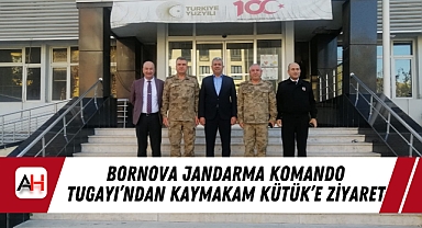 Bornova Jandarma Komando Tugayı'ndan Kaymakam Kütük'e Ziyaret