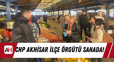 CHP Akhisar İlçe Örgütü Sahada!