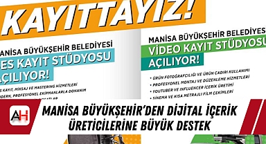 Manisa Büyükşehir'den Dijital İçerik Üreticilerine Büyük Destek