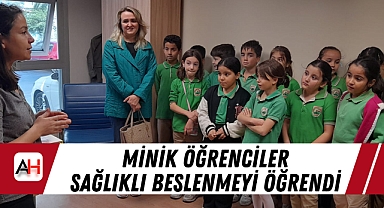 Minik Öğrenciler Sağlıklı Beslenmeyi Öğrendi