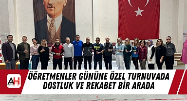 Öğretmenler Gününe Özel Turnuvada Dostluk ve Rekabet Bir Arada