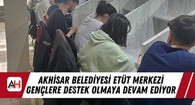 Akhisar Belediyesi Etüt Merkezi Gençlere Destek Olmaya Devam Ediyor