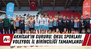 Akhisar’ın Gururu: Okul Sporları Voleybol İl Birinciliği Tamamlandı
