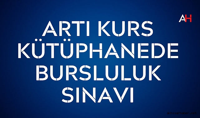 Artı Kurs Kütüphanede Bursluluk Sınavı