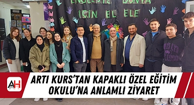 Artı Kurs'tan Kapaklı Özel Eğitim Okulu'na Anlamlı Ziyaret