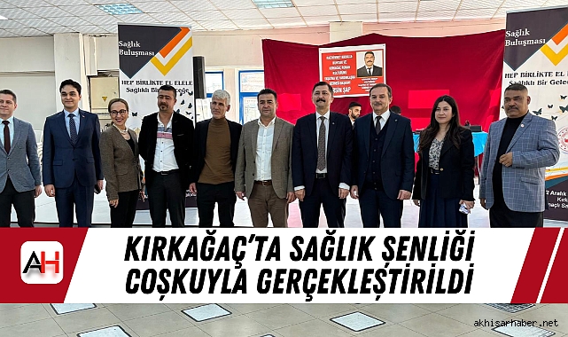 Kırkağaç’ta Sağlık Şenliği Coşkuyla Gerçekleştirildi