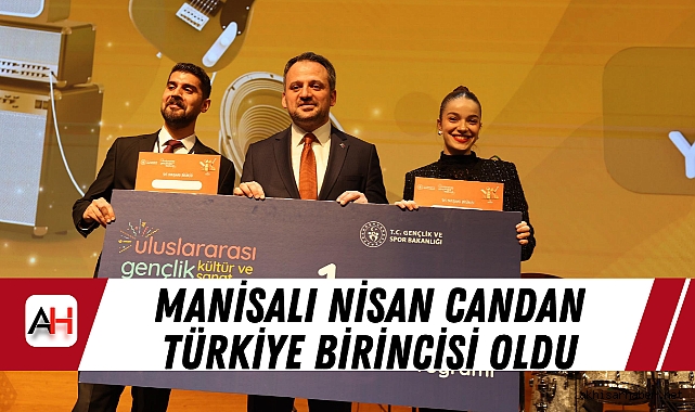 Manisalı Nisan Candan Türkiye Birincisi Oldu