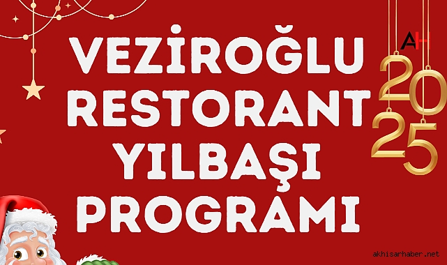 Yeni yıl coşkusunu Veziroğlu Restaurant'ta birlikte yaşayalım!