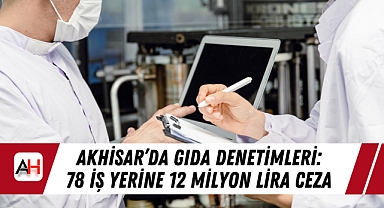 Akhisar'da Gıda Denetimleri: 78 İş Yerine 12 Milyon Lira Ceza
